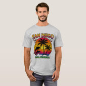 カリフォルニア州サンディエゴ Tシャツ (正面フル)