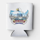 カリフォルニア州サンディエゴUSAバルドイーグル 缶クーラー (正面)