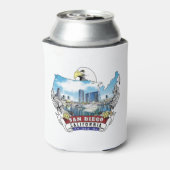 カリフォルニア州サンディエゴUSAバルドイーグル 缶クーラー (缶裏面)