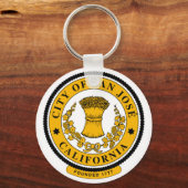 カリフォルニア州サンノゼ州旗 キーホルダー (正面)