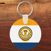 カリフォルニア州サンノゼ州旗 キーホルダー (裏面)