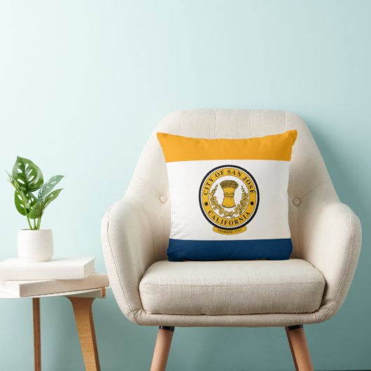 カリフォルニア州サンノゼ州旗 クッション (椅子)