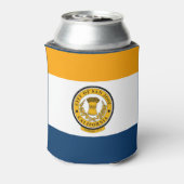 カリフォルニア州サンノゼ州旗 缶クーラー (缶裏面)