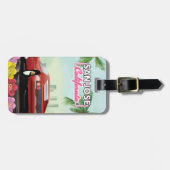 カリフォルニア州サンノゼ旅行ポスター ラゲッジタグ (正面横)