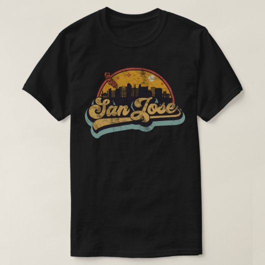 カリフォルニア州サンノゼ Tシャツ (デザイン正面)