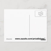 カリフォルニア州サンフランシスコからの挨拶 ポストカード (裏面)