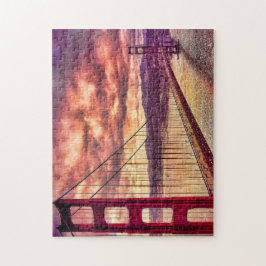 カリフォルニア州サンフランシスコのゴールデンゲートブリッジ。 ジグソーパズル