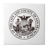 カリフォルニア州サンフランシスコのシール タイル (正面)