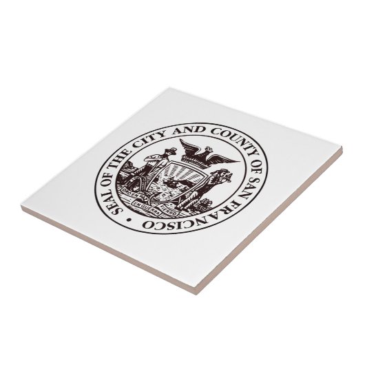 カリフォルニア州サンフランシスコのシール タイル (側面)