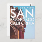 カリフォルニア州サンフランシスコファインアート宮殿 ポストカード (正面/裏面)