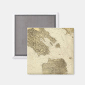 カリフォルニア州サンフランシスコ入り口2 マグネット (正面/裏面)