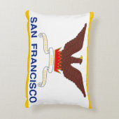 カリフォルニア州サンフランシスコ国旗 アクセントクッション (裏面(縦))