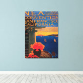 カリフォルニア州サンフランシスコ条約 キャンバスプリント (インサイチュ (ウッドフロア))