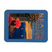 カリフォルニア州サンフランシスコ条約 マグネット (横)