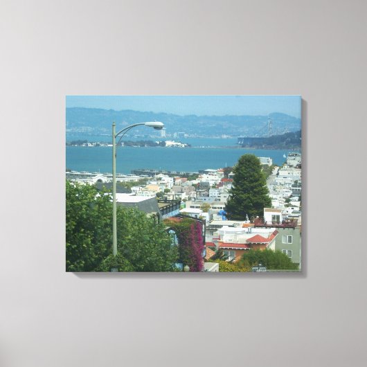 カリフォルニア州サンフランシスコ湾 キャンバスプリント (正面)