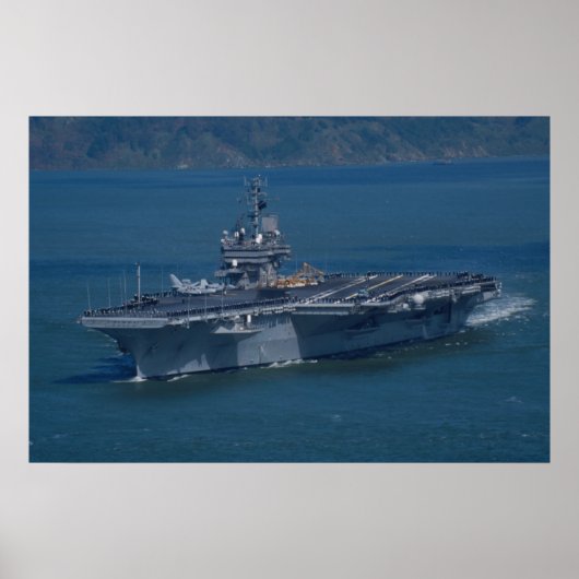 カリフォルニア州サンフランシスコ湾CV-64コンステレーション ポスター (正面)