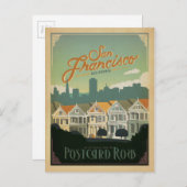 カリフォルニア州サンフランシスコ – はがき行 ポストカード (正面/裏面)