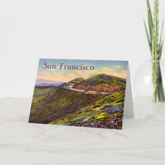 カリフォルニア州サンフランシスコ カード (正面)