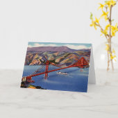 カリフォルニア州サンフランシスコ カード (黄色い花)