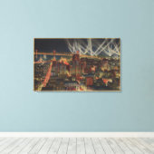 カリフォルニア州サンフランシスコ キャンバスプリント (インサイチュ (ウッドフロア))