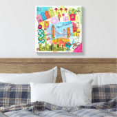 カリフォルニア州サンフランシスコ キャンバスプリント (インサイチュ (寝室))