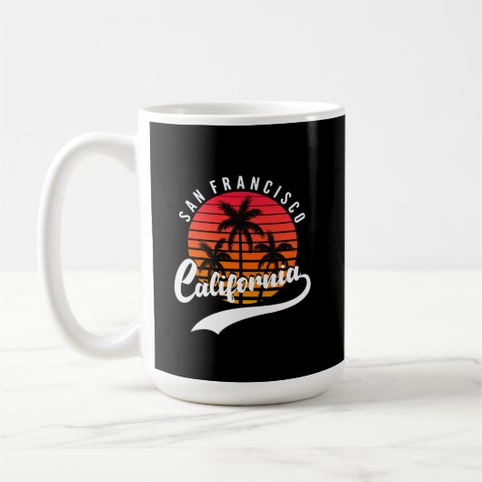 カリフォルニア州サンフランシスコ コーヒーマグカップ (左)