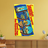 カリフォルニア州サンフランシスコ – ゴールデンゲートインターンタル キャンバスプリント (インサイチュ (リビング))