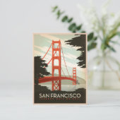 カリフォルニア州サンフランシスコ – ゴールデンゲートブリッジ ポストカード (スタンド正面)
