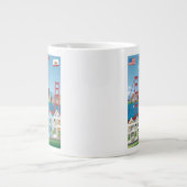 カリフォルニア州サンフランシスコ|ザシティバイザベイ ジャンボコーヒーマグカップ (正面)