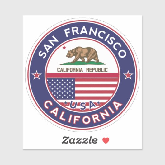 カリフォルニア州サンフランシスコ シール (シート)