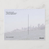 カリフォルニア州サンフランシスコ ポストカード (裏面)