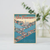 カリフォルニア州サンフランシスコ ポストカード (スタンド正面)