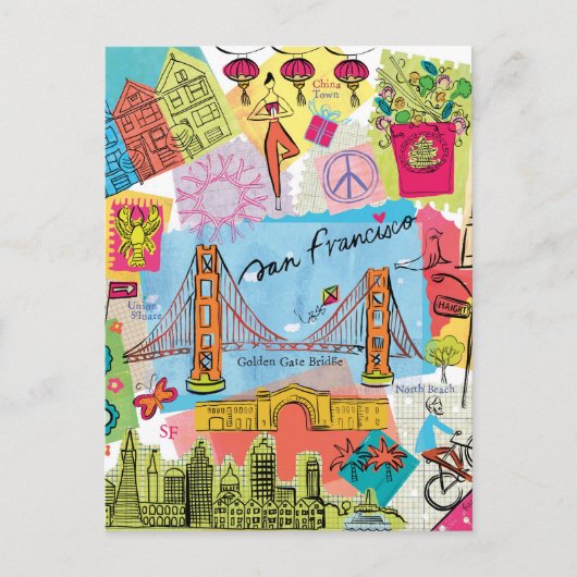 カリフォルニア州サンフランシスコ ポストカード (正面)