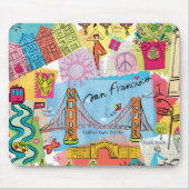 カリフォルニア州サンフランシスコ マウスパッド (正面)