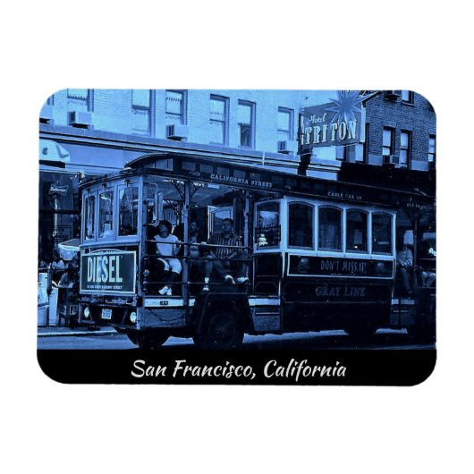 カリフォルニア州サンフランシスコ マグネット (横)