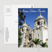 カリフォルニア州サンフランシスコ、ミッション・ドロレス・バシリカ ポストカード (正面/裏面)