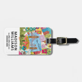 カリフォルニア州サンフランシスコ ラゲッジタグ (正面横)