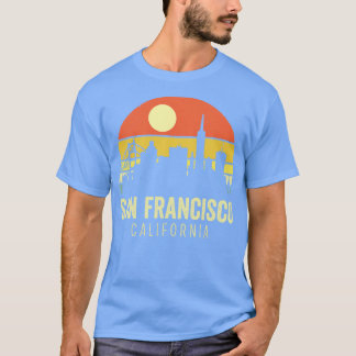カリフォルニア州サンフランシスコ ヴィンテージサンセット Tシャツ