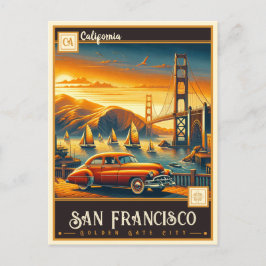 カリフォルニア州サンフランシスコ |ヴィンテージ ポストカード