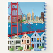 カリフォルニア州サンフランシスコ |湾のそばの街 ノートブック (裏面)