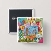 カリフォルニア州サンフランシスコ 缶バッジ