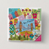 カリフォルニア州サンフランシスコ 缶バッジ