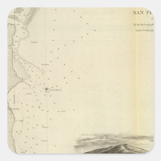 カリフォルニア州サンペドロハーバー スクエアシール (正面)