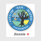 カリフォルニア州サンマテオの封印 シール (シート)