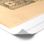 カリフォルニア州サンラファエル。パノラママップ(1576A) ポスター (角)