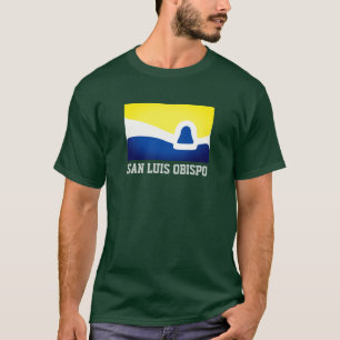 カリフォルニア州サンルイス・オビスポ国旗 Tシャツ