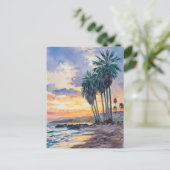 カリフォルニア州サン クレメンテ ビーチ ポストカード (スタンド正面)