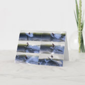 カリフォルニア州サーファーグリーティングカード カード (裏面)