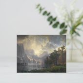 カリフォルニア州シエラネバダの中で | アルバートビエルシュタット ポストカード (スタンド正面)