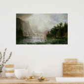 カリフォルニア州シエラネバダ山脈の間で ポスター (キッチン)